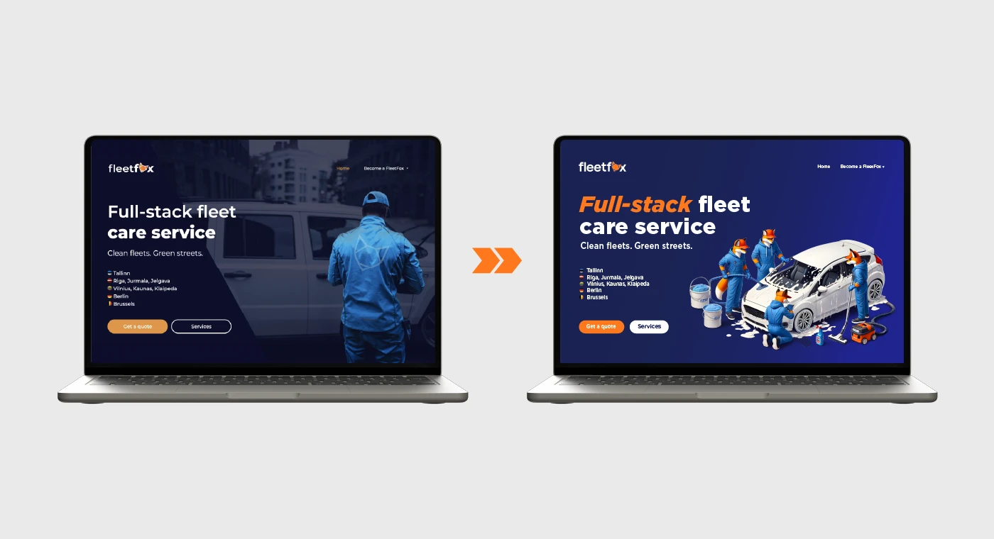Fleetfox. Оновлення бренду естонського стартапу - idealers