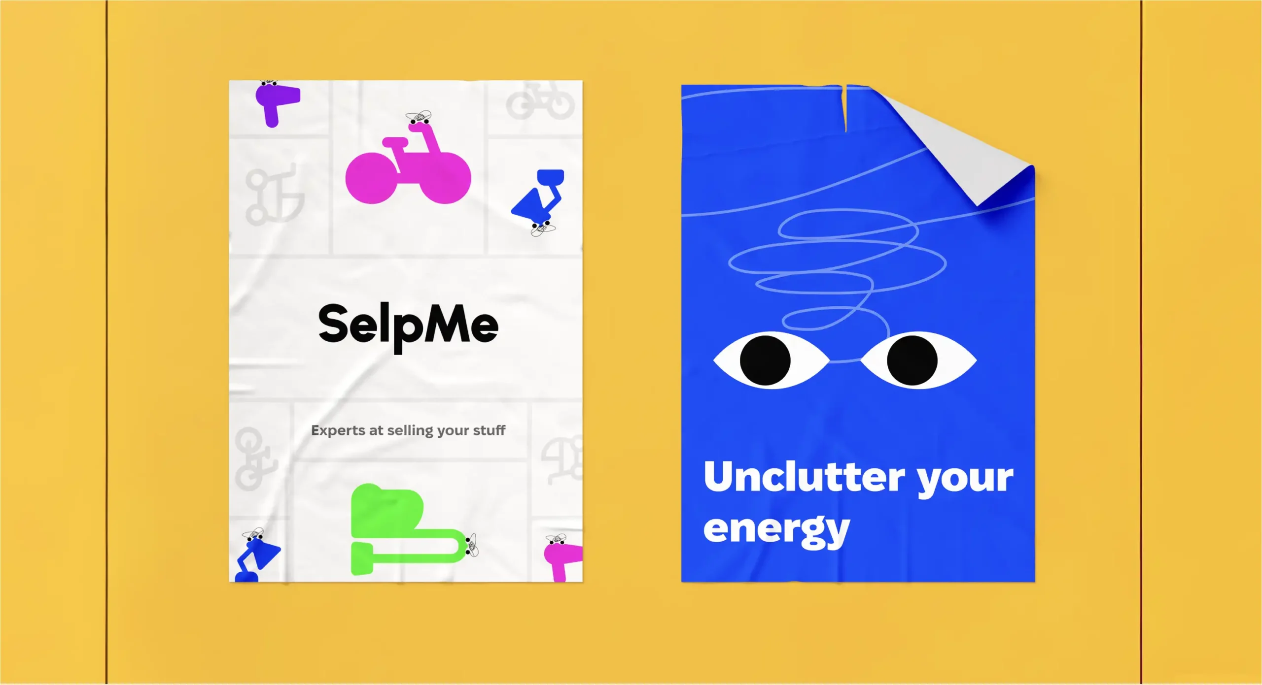 SelpMe. Брендинг для українського стартапу, що допомагає продати непотрібні речі - idealers
