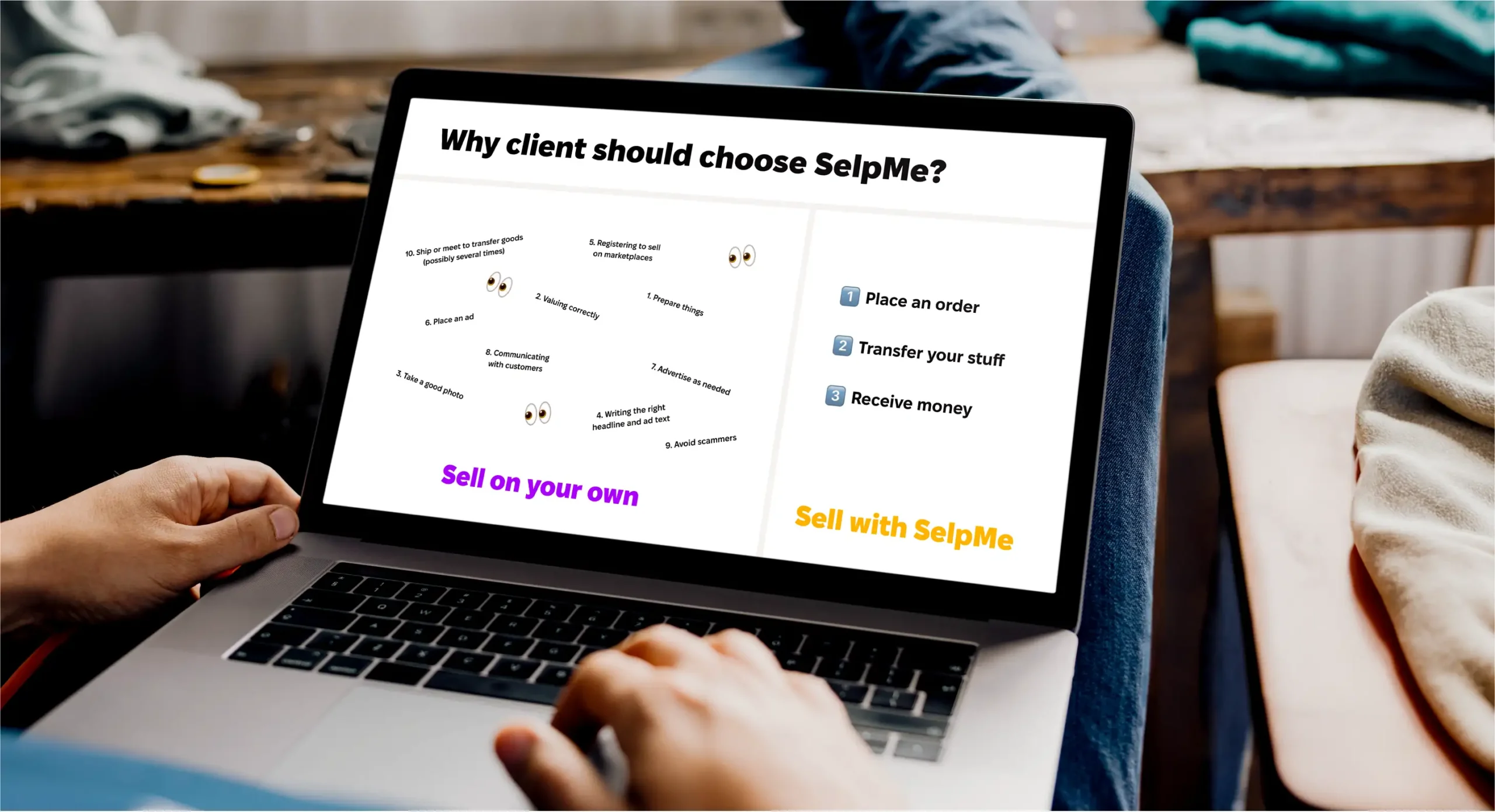 SelpMe. Брендинг для українського стартапу, що допомагає продати непотрібні речі - idealers